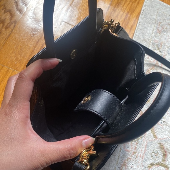 Zac Posen Small 2 Style Black Purse Crossbody - Picture 8 of 11